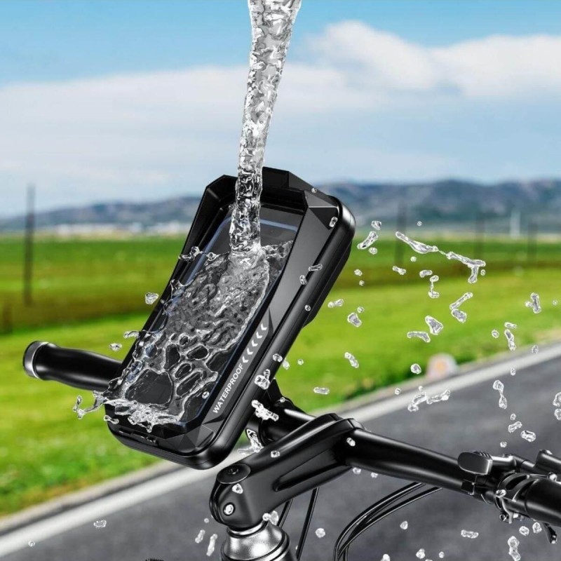 M30 Suya Dayanaklı Motosiklet Telefon Tutucu ve Aksesuar Çantası