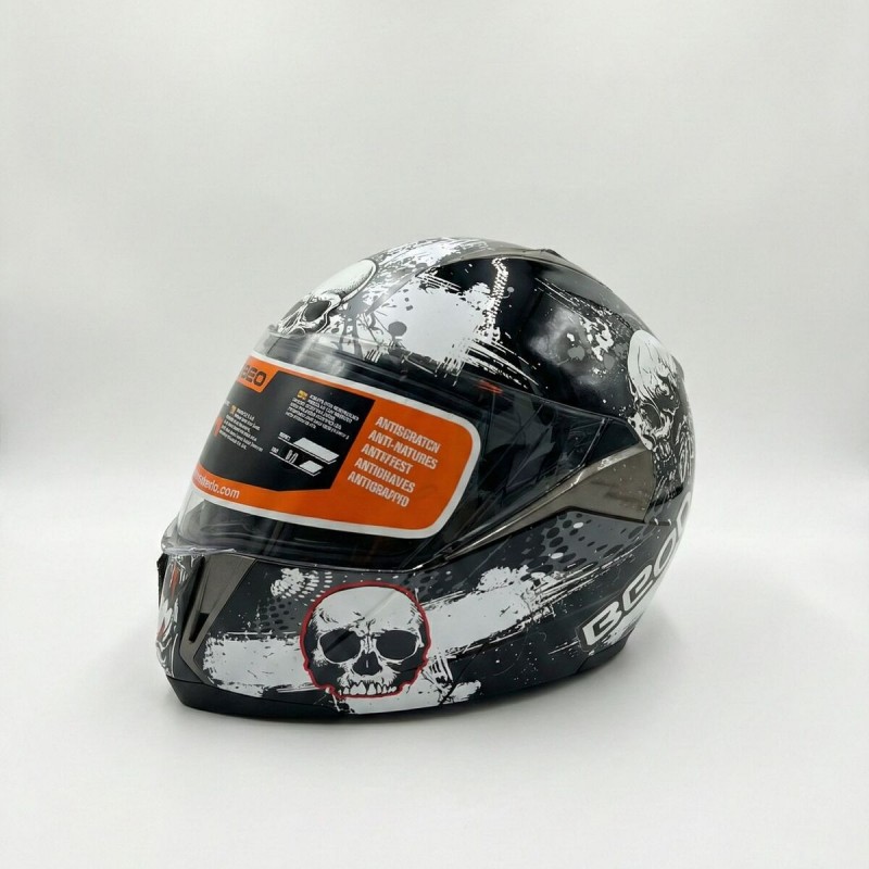 Beon B-700 Çene Açılır Vizörlü Kask Kuru Kafa