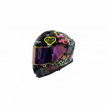 SWAY SW 867 PERİ Colorful Full Face