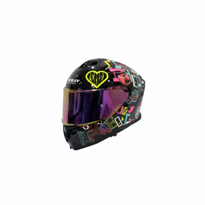 SWAY SW 867 PERİ Colorful Full Face
