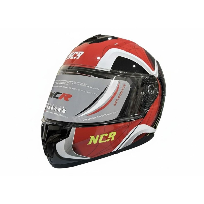 Ncr Çene Açılır Kask Kırmızı