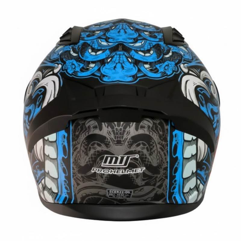 MTS -801 Snake Kapalı Kask (Myth Blue)
