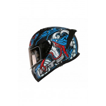 MTS -801 Snake Kapalı Kask (Myth Blue)