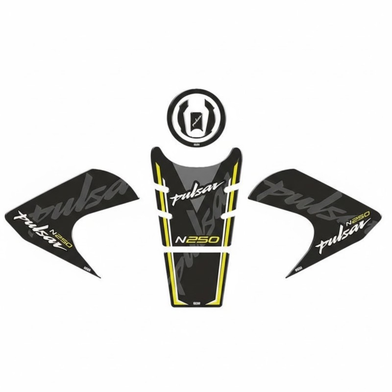 Bajaj Bajaj Pulsar N250 2022 - 2023 Uyumlu Tank Pad Set 005