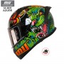M-801 Kapalı Kask Güneş Vizörlü Azure