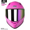 M-910 FUCHSIA LADY GÜNEŞ VİZÖRLÜ KASK (GÖKKUŞAĞI CAMLI)