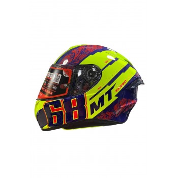 Mt Kask Targo Pro Welcome B3 Gloss Fluor Yellow Beden: Xxl