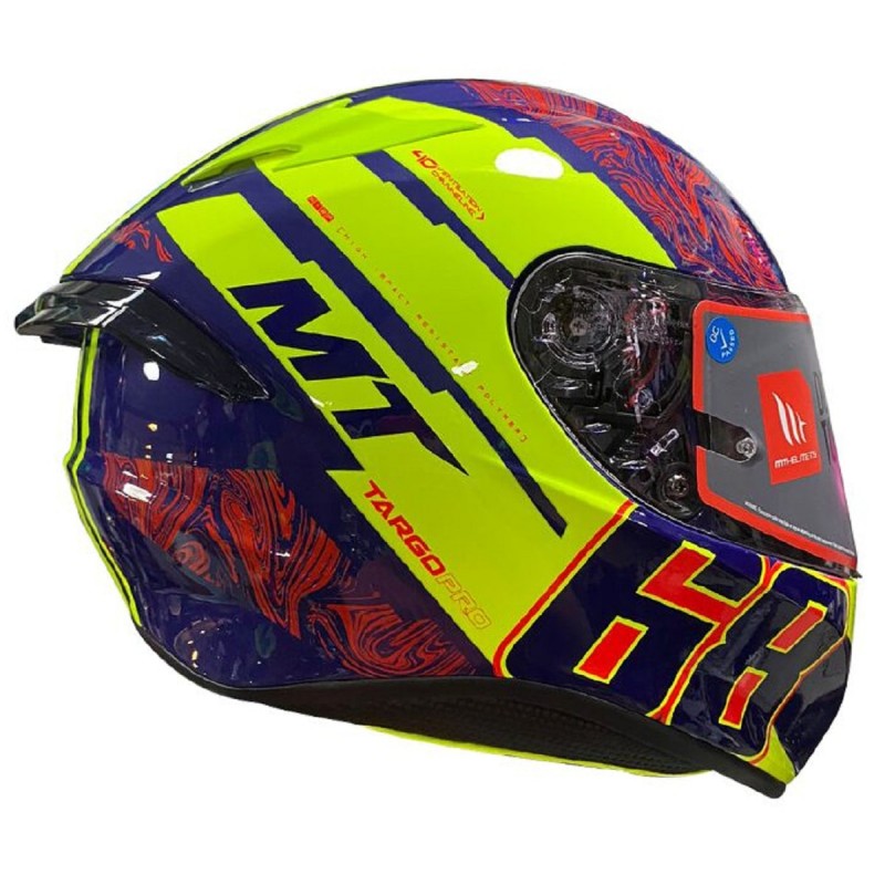 Mt Kask Targo Pro Welcome B3 Gloss Fluor Yellow Beden: Xxl