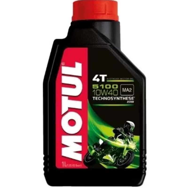 5100 10w40 1 Lt. 4 Zamanlı Motosiklet Yağı Made In France