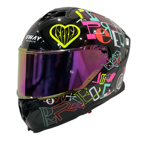 SWAY SW 867 PERİ Colorful Full Face