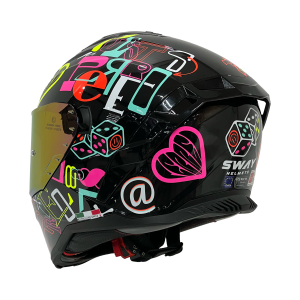 SWAY SW 867 PERİ Colorful Full Face