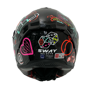 SWAY SW 867 PERİ Colorful Full Face