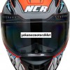 NCR Stream Full Face Kapalı Kask Turuncu Robot