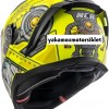 Ncr Stream Kapalı Kask Siyah Vizörlü Sarı Robot