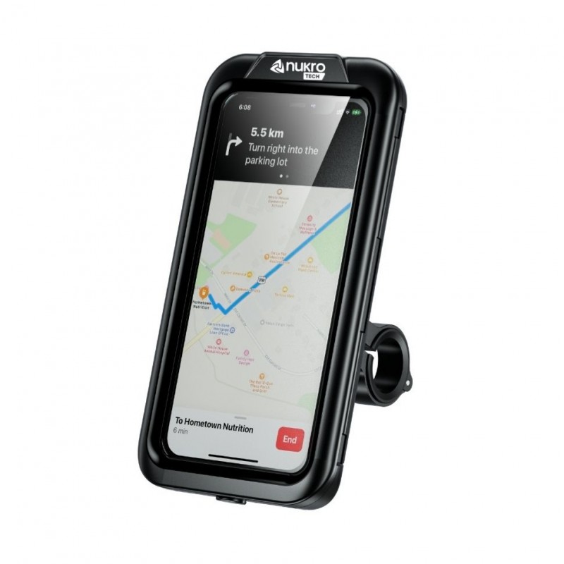 Nukrotech M18-54 Gidon Bağlantılı Su Geçirmez Telefon Tutucu