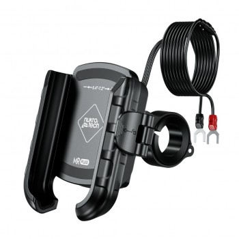Nukrotech MR PLUS USB-C Şarjlı Klipsli Motosiklet Telefon Tutucu