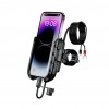 Nukrotech MR PLUS USB-C Şarjlı Klipsli Motosiklet Telefon Tutucu